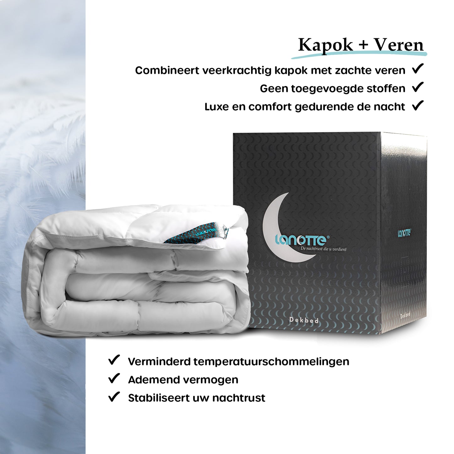 Lanotte® - Dekbed 40%/60% Veren-Kapok