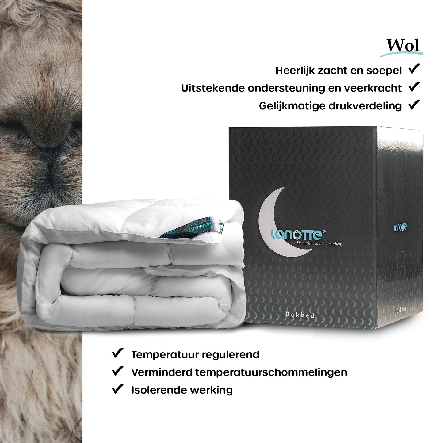 Lanotte® - Dekbed 100% Wol