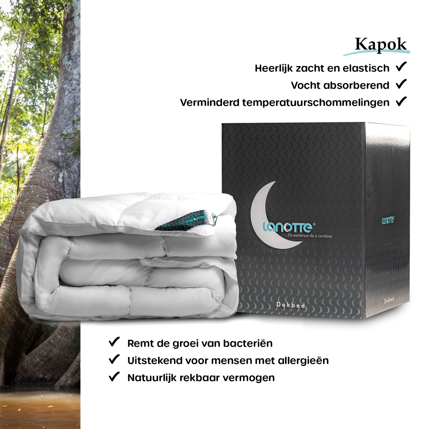 Lanotte® - Dekbed 100% Kapok