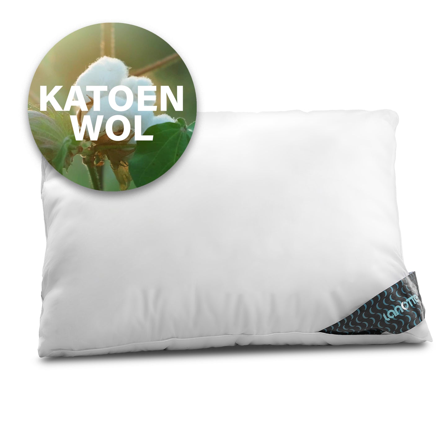 Lanotte® - Hoofdkussen 70%/30% Katoen-Wol